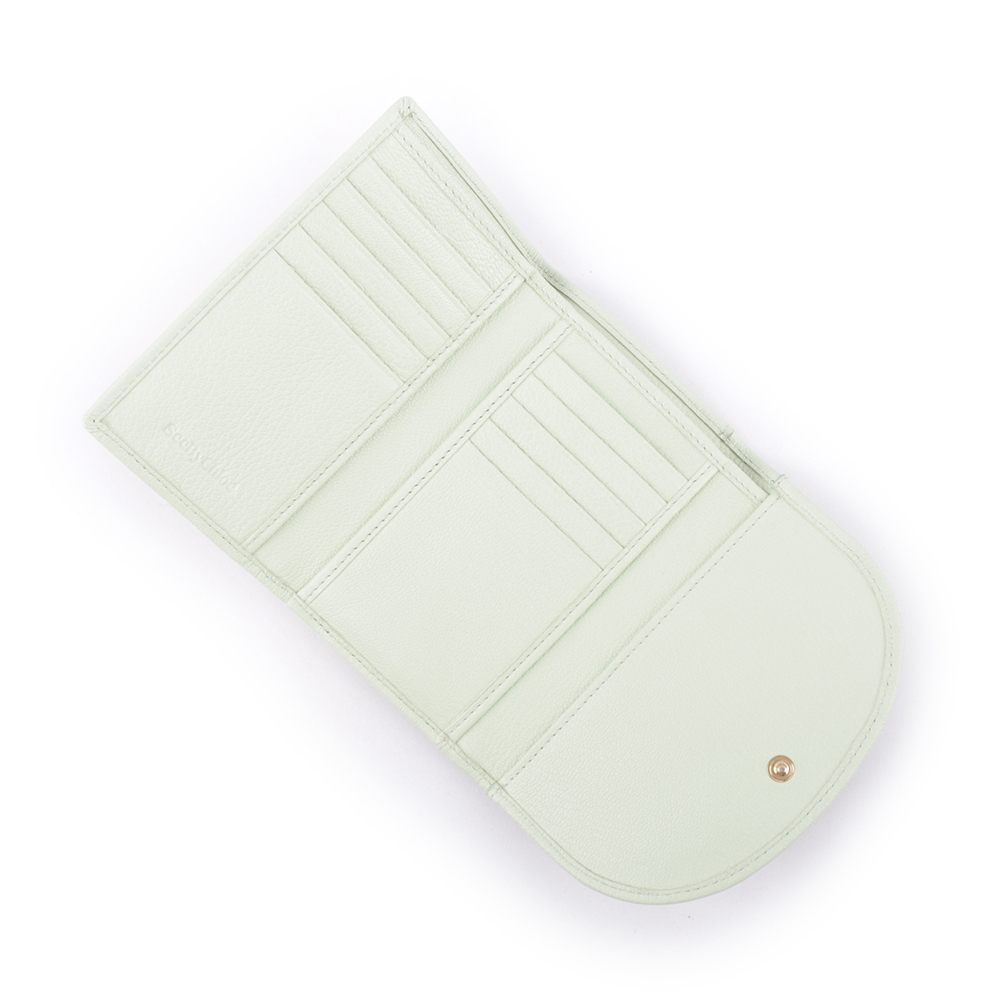 【SEE BY CHLOE】HANA系列山羊皮翻蓋中夾(松綠色) CHS17WP783305362