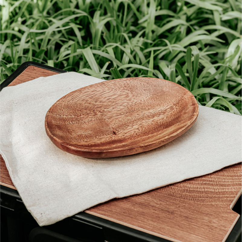 【仙德曼】洋槐橢圓淺皿 (中)