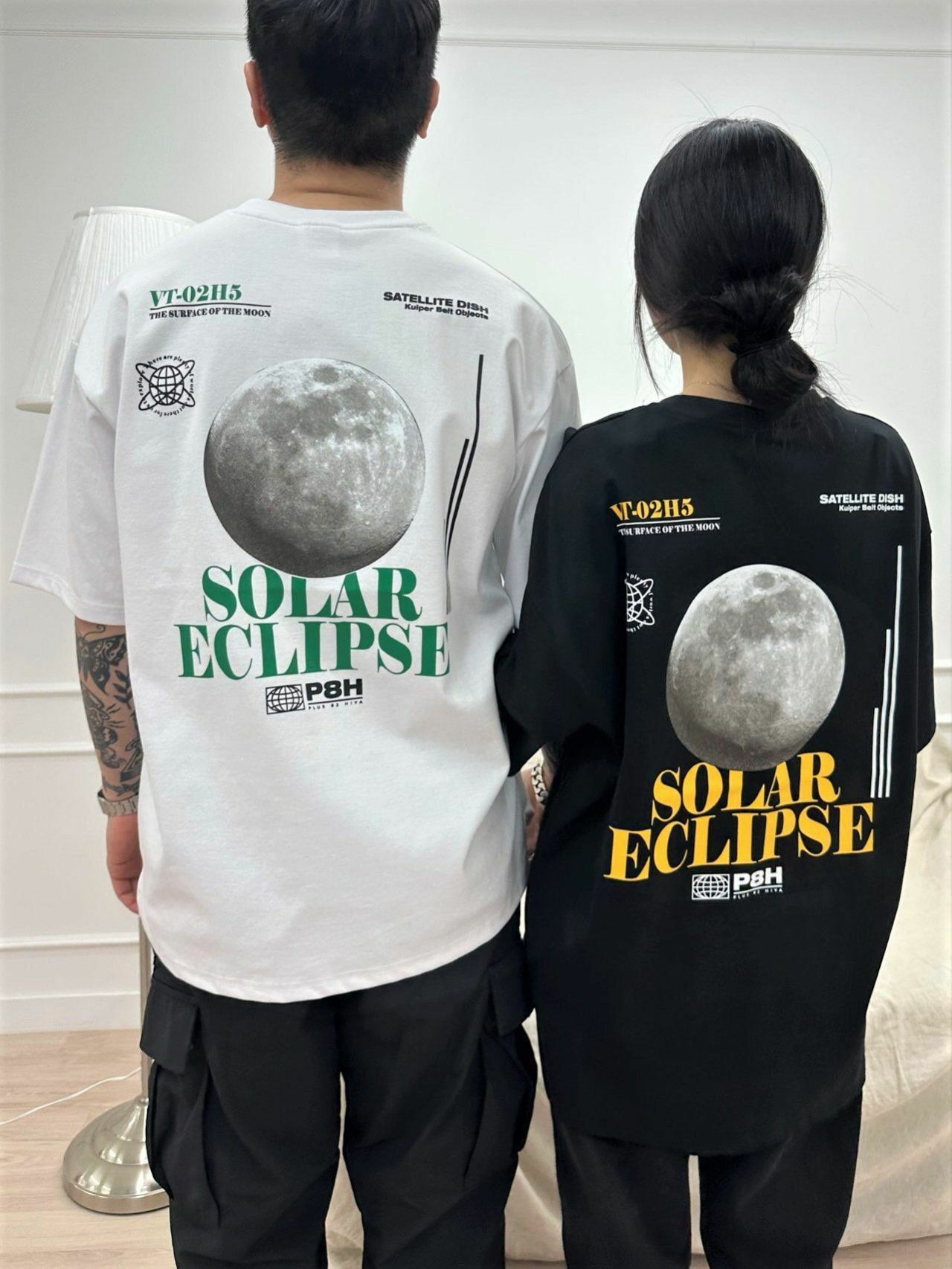 月球圖案短袖Tee T4730