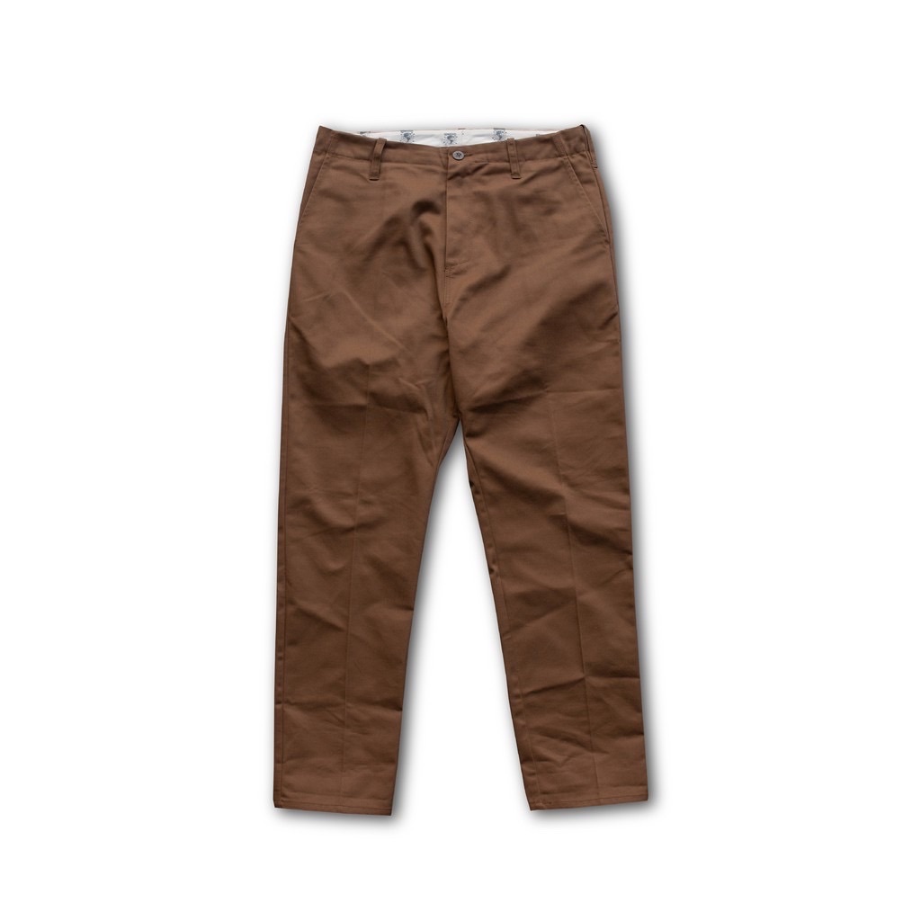 UNIVERSAL OVERALL 錐形褲 咖啡