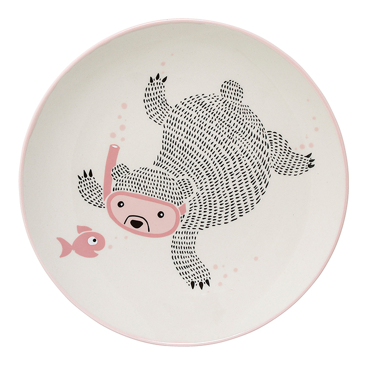 丹麥Bloomingville 潛水熊熊陶瓷盤