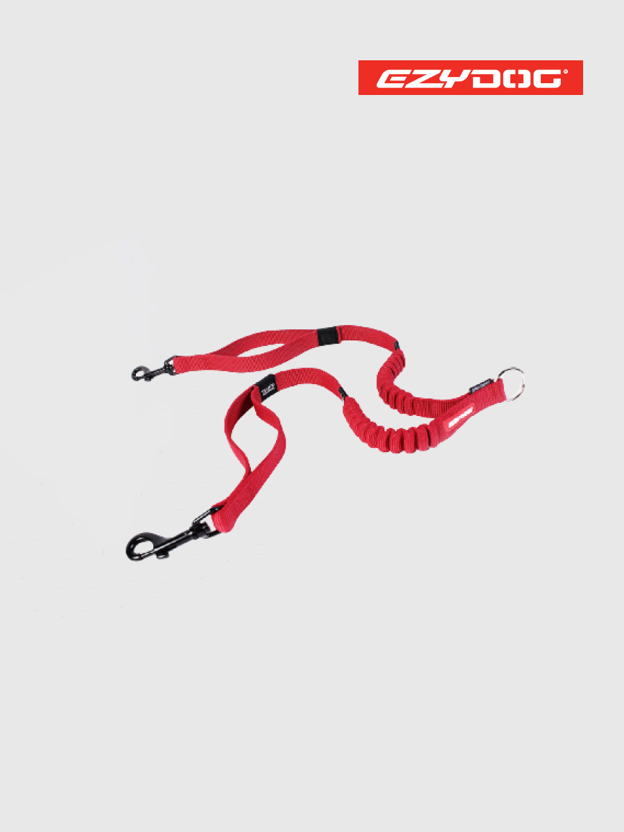 【澳洲EZYDOG】零拉力雙延長繩｜高強度不銹鋼扣環