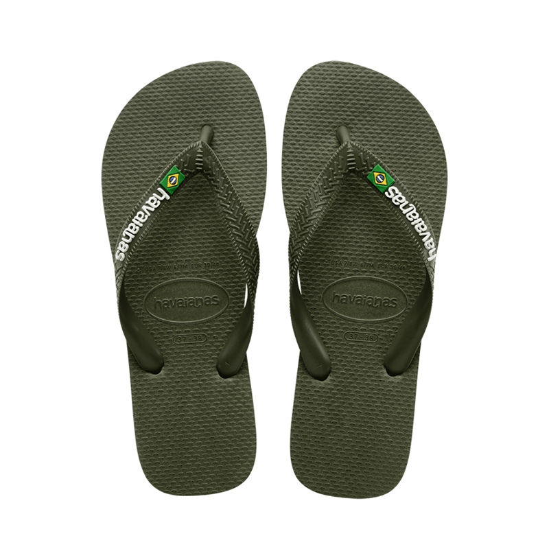 Havaianas 哈瓦仕 夾腳拖 國旗 巴西 綠 拖鞋 男女 4110850-3058U [台灣現貨]