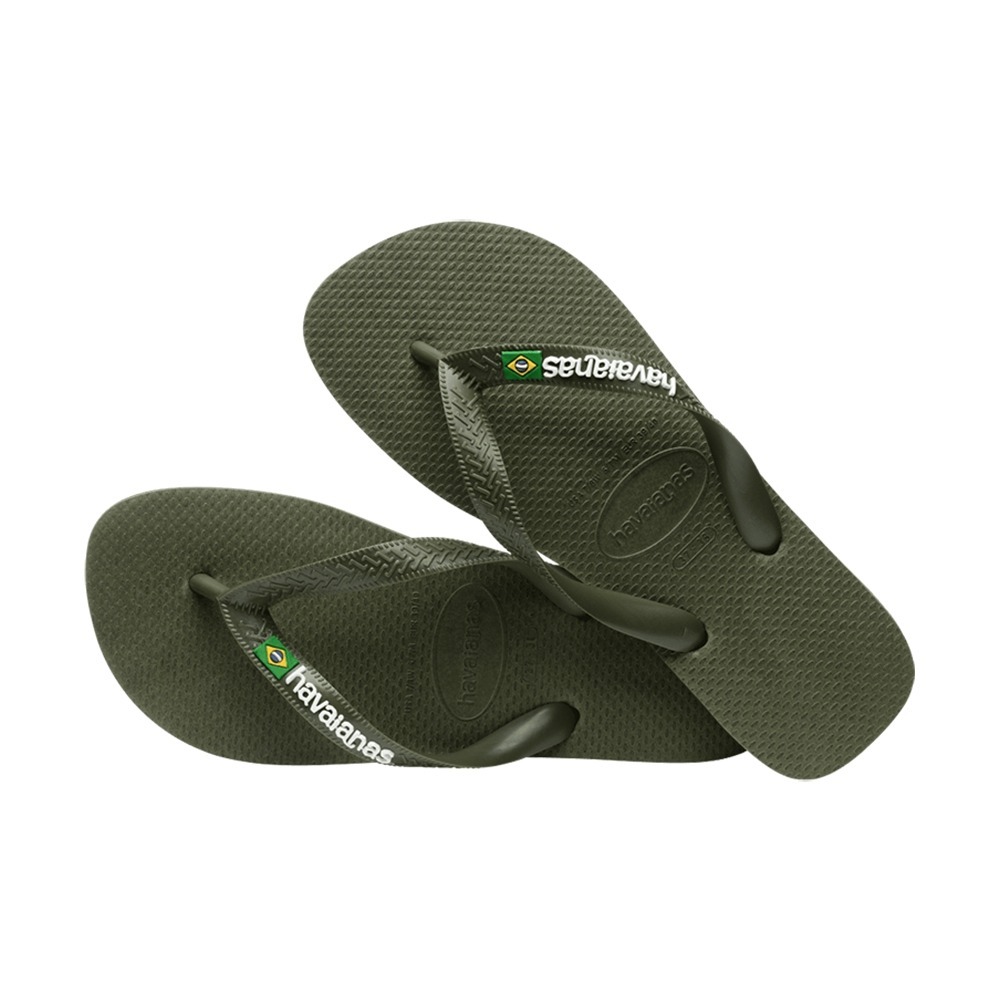 Havaianas 哈瓦仕 夾腳拖 國旗 巴西 綠 拖鞋 男女 4110850-3058U [台灣現貨]