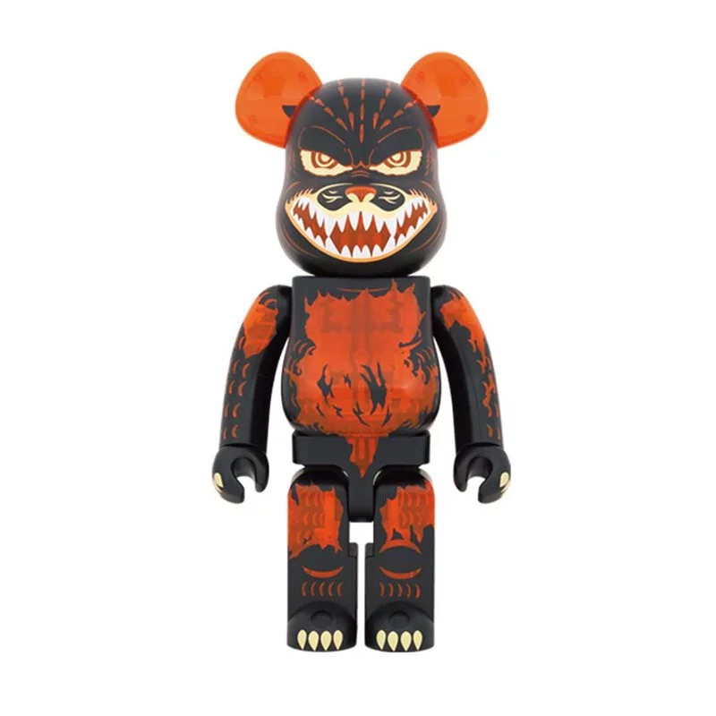 現貨 BE@RBRICK ゴジラVSデストロイア版 ゴジラ (メルトダウン：クリアオレンジVer.) 1000％ 紅蓮哥吉拉 透明橘版