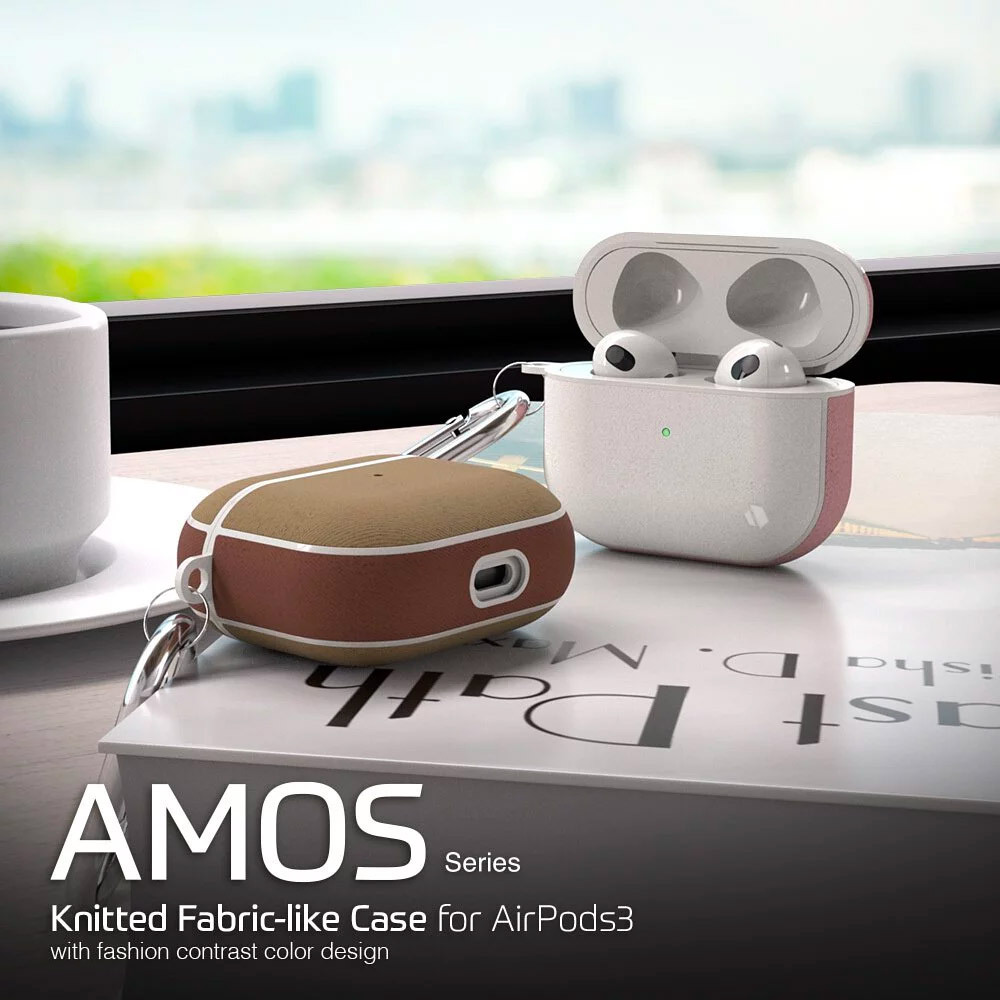 【JTLEGEND】AirPods Amos 撞色布紋保護殼
