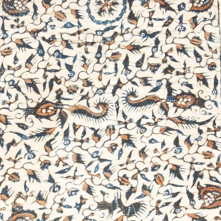 蠟染 Batik｜布－綠藤葉語 1990s｜印尼