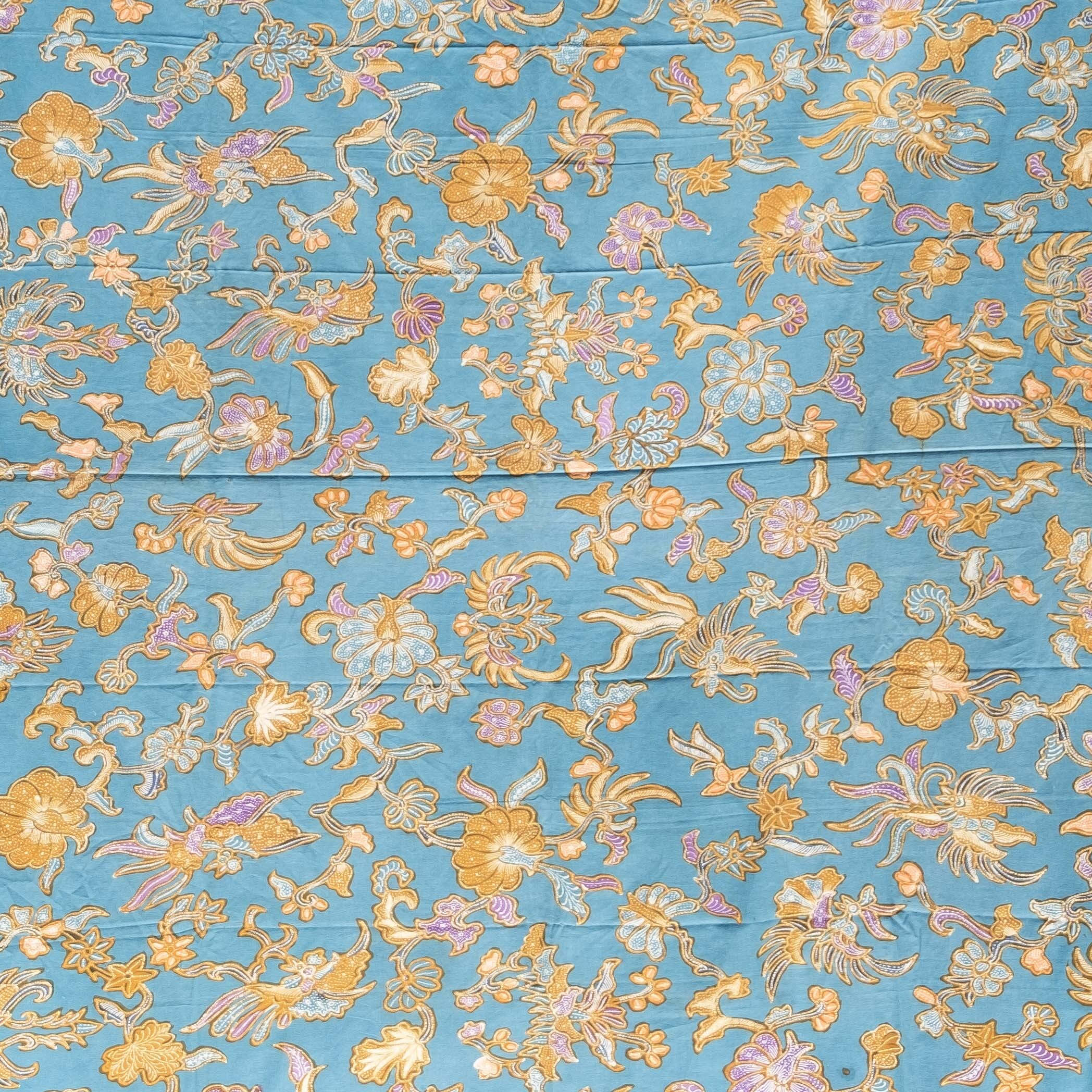 蠟染 Batik｜布－蝶花 1960s｜印尼