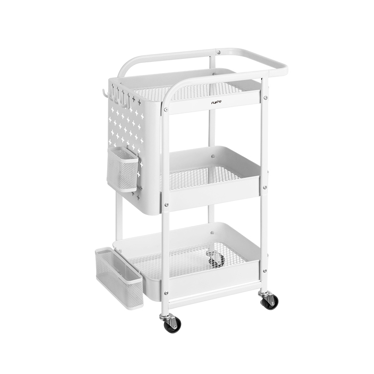 三層洞洞板收納推車