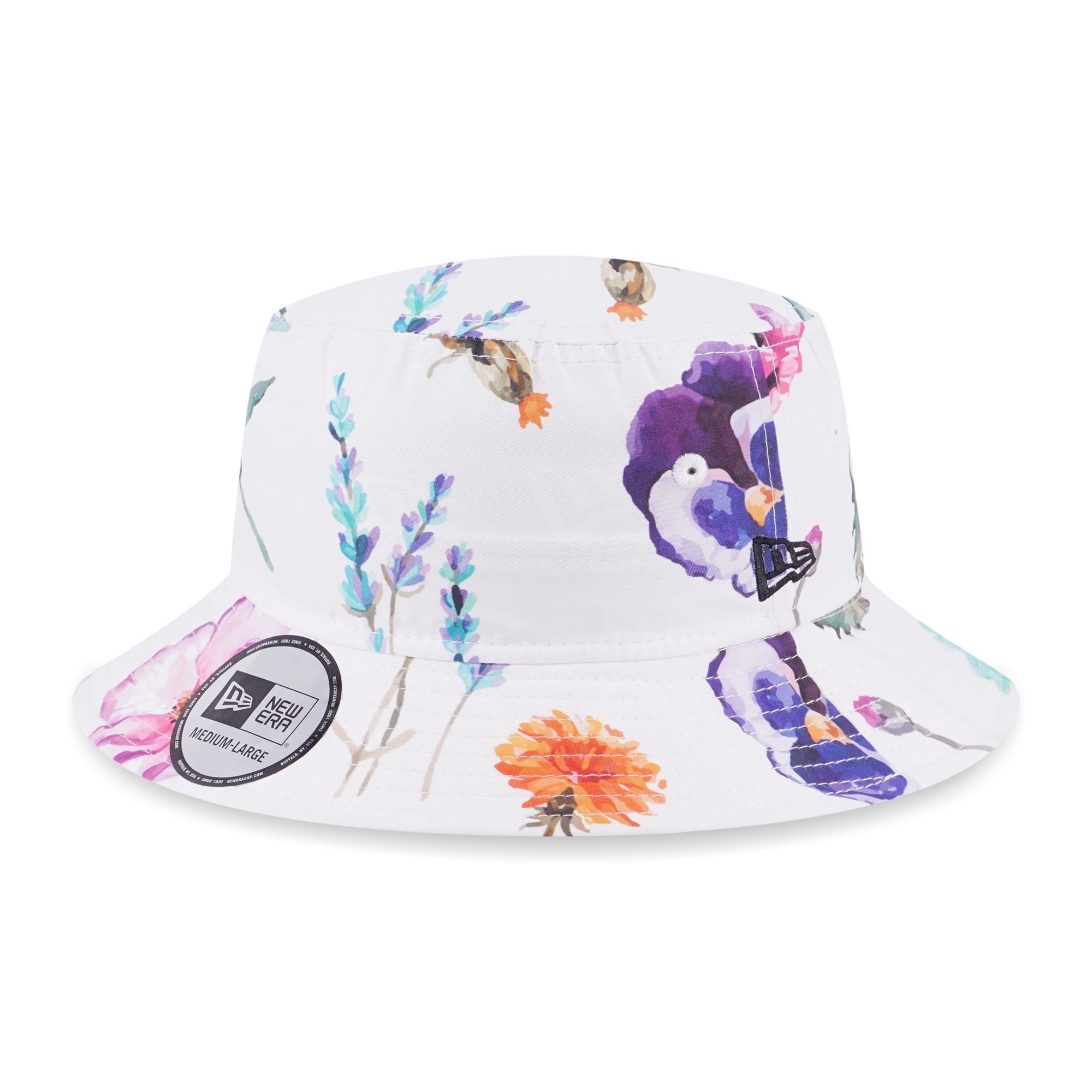 Bucket Hat New Era Adventure Donna – Cappello A Secchiello In Asciugamano, Colore Nero, 97% Poliestere 3% Elastan