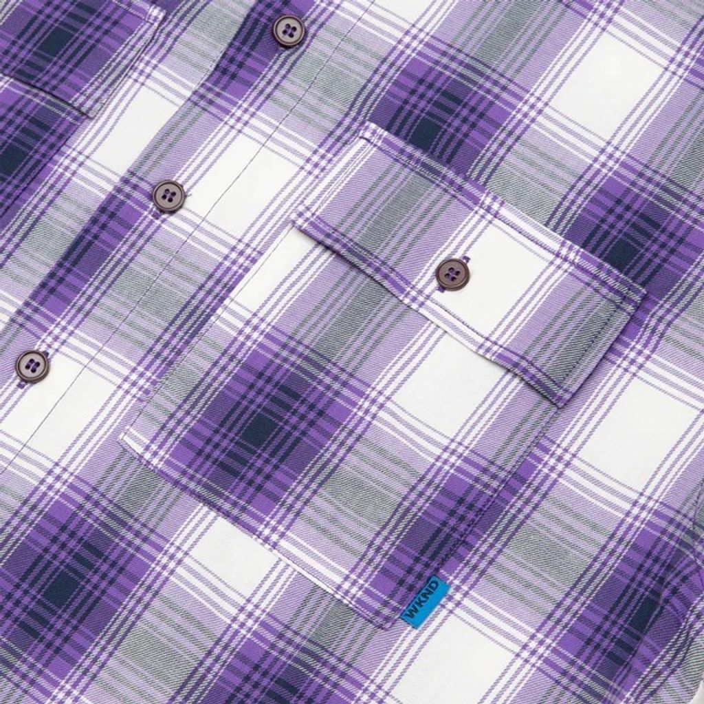 WKND Wilson Shirt - Purple Plaid 襯衫