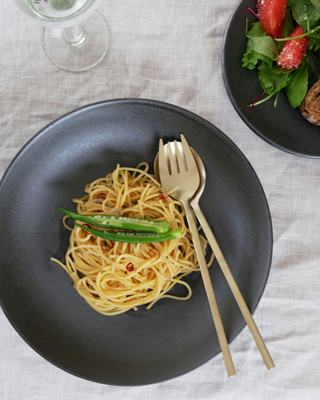 Stainless Steel Dinner Fork Gold｜Tsubame Sanjo