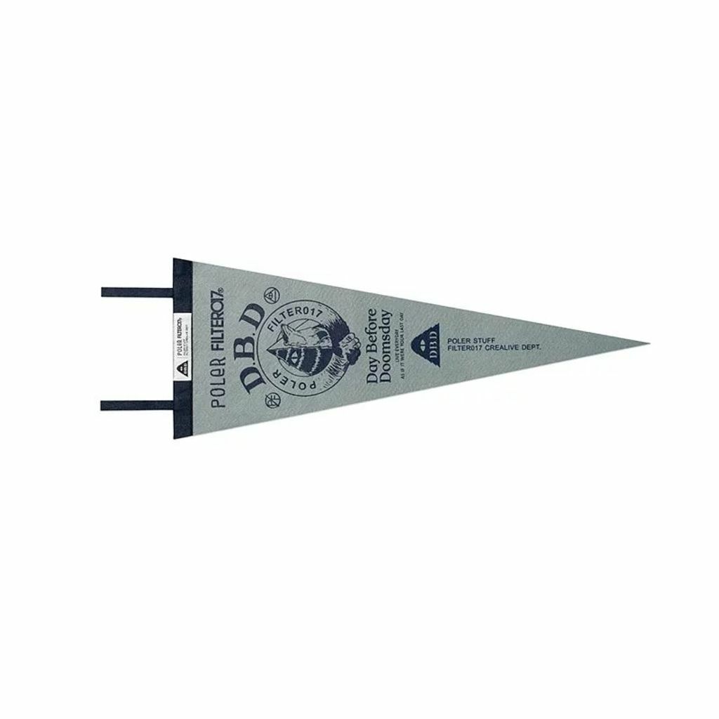 Filter017® X POLeR® D.B.D Logo Pennant 裝飾三角旗