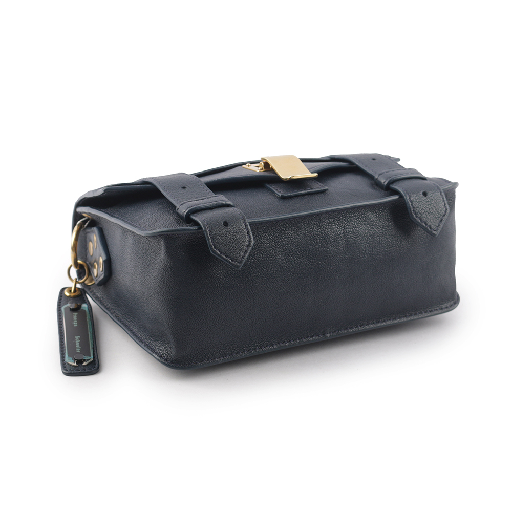 【PROENZA SCHOULER】Mini Pouch 金釦迷你斜背包(午夜藍)
