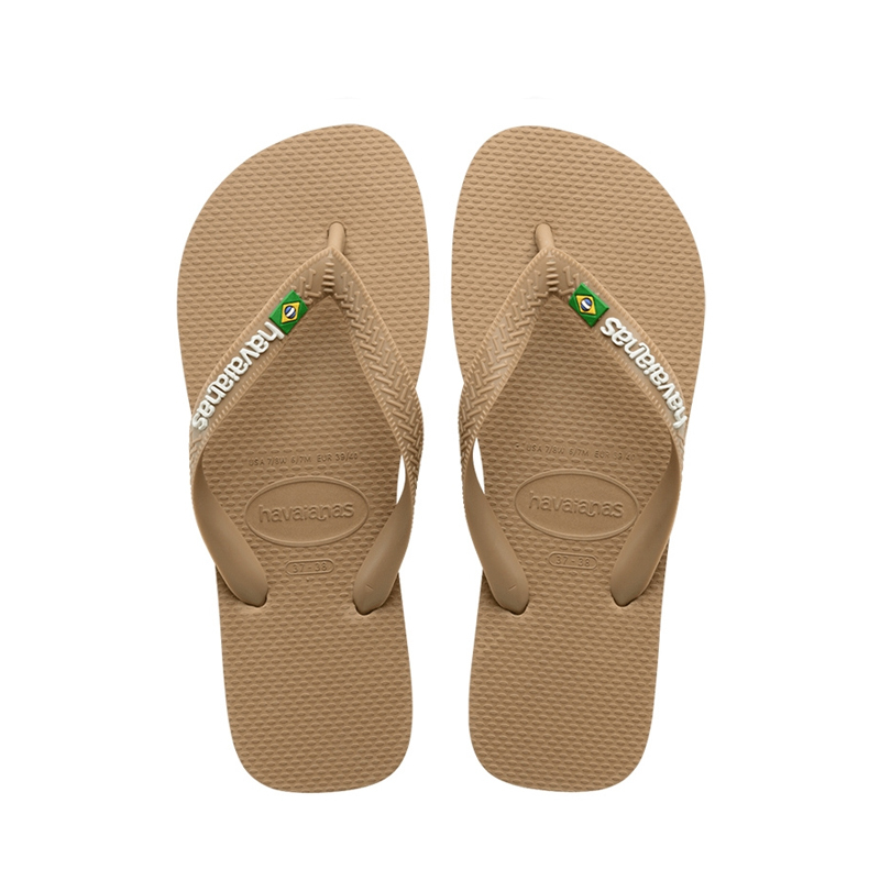 Havaianas 哈瓦仕 夾腳拖 國旗 巴西 咖啡 拖鞋 男女 4110850-3581U [台灣現貨]