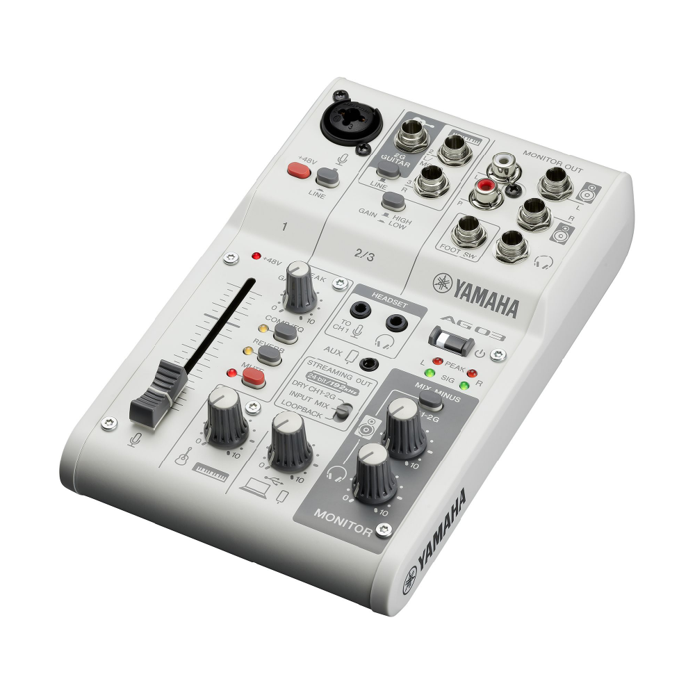 Yamaha / AG03 mk2 3軌混音機/ USB錄音介面(iOS可用)(2色)