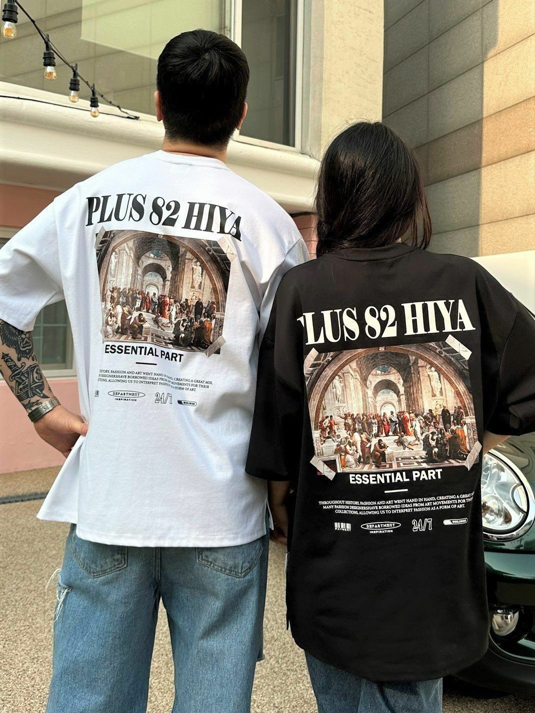 英文字圖案短袖Tee T4731