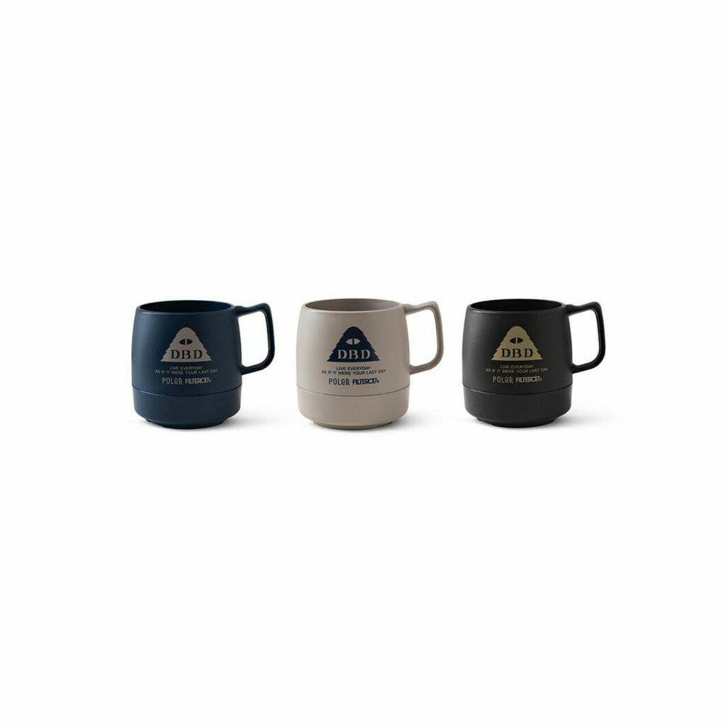 Filter017® X POLeR® D.B.D Logo Dinex® Cup 可層疊戶外保溫提耳杯 (三色)