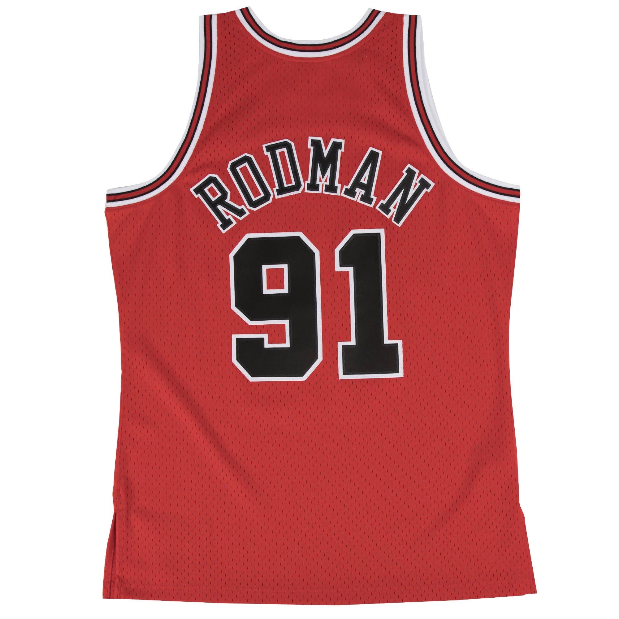 Mitchell & Ness NBA 球迷版球衣 Dennis Rodman 1997-98 Road 公牛 紅