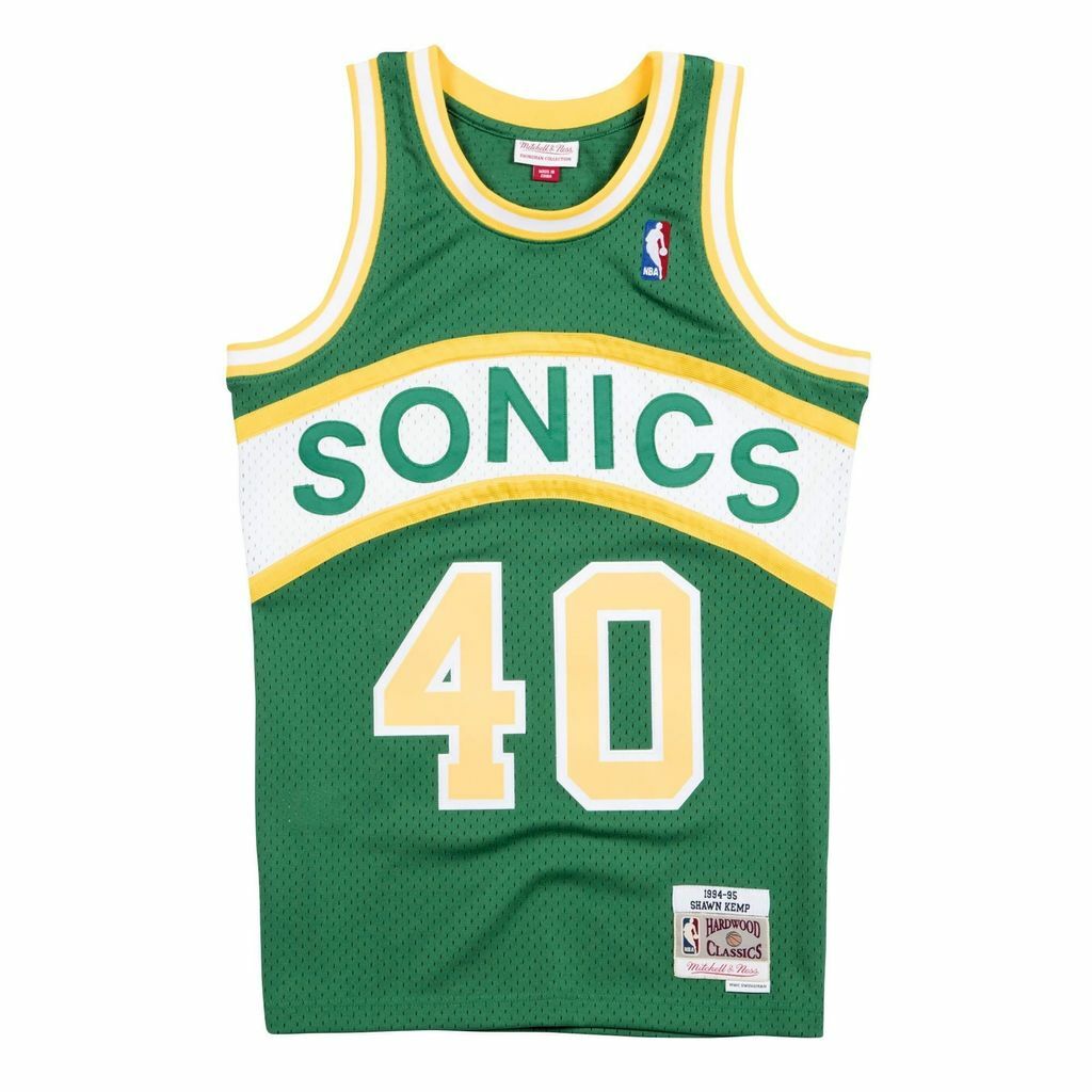 Mitchell & Ness NBA 球迷版球衣 Shawn Kemp 1994-95 Road 超音速 綠