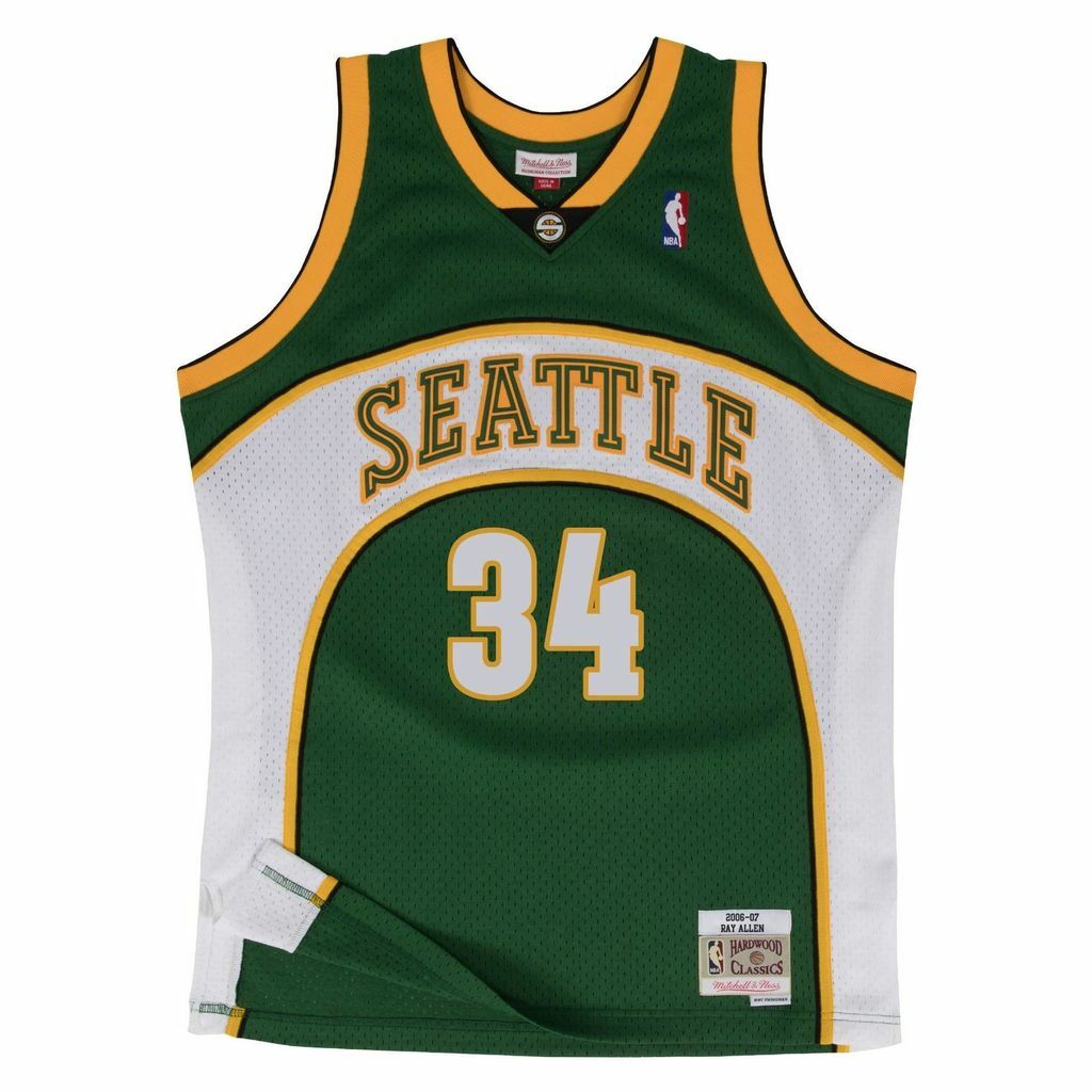Mitchell & Ness NBA 球迷版球衣 Ray Allen 2006-07 Road 超音速 綠