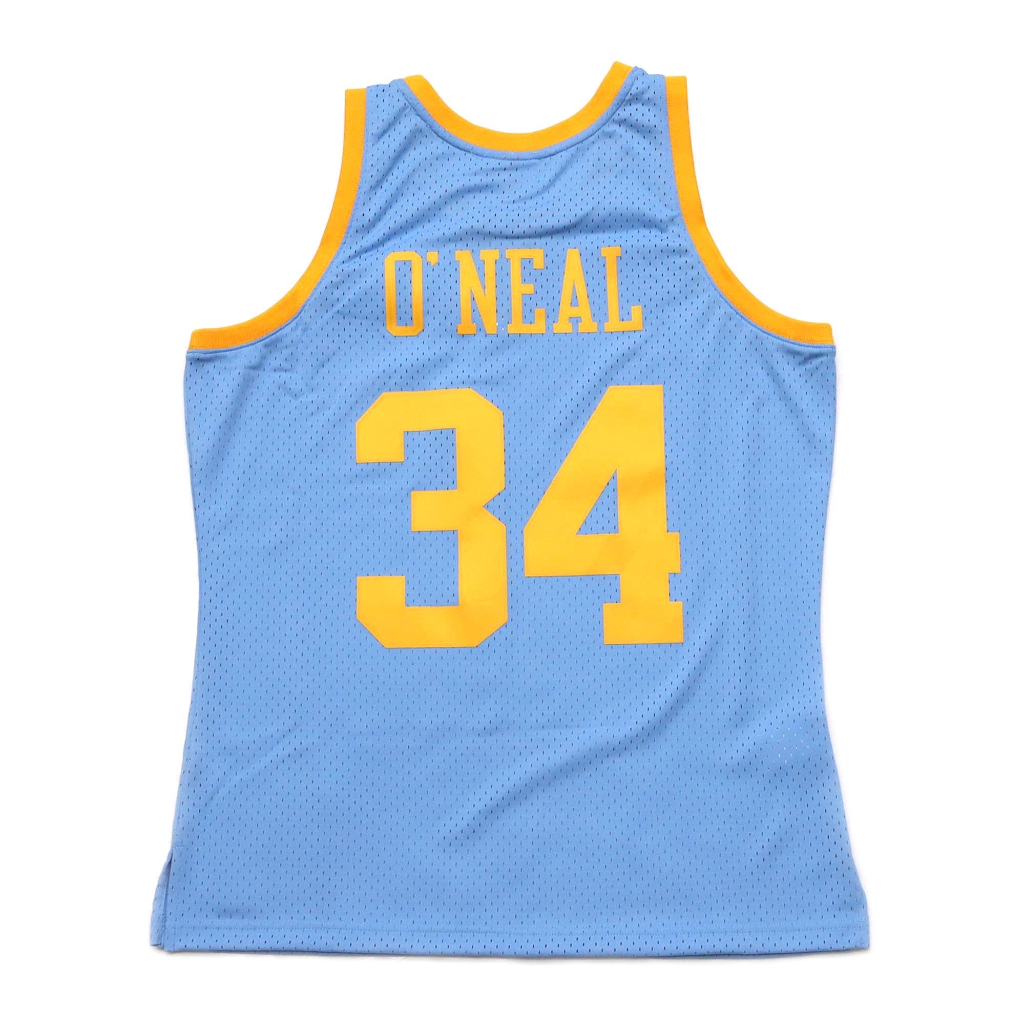 Mitchell & Ness NBA 球迷版球衣 Shaquille O’Neal 2001-02 MPLS. 湖人 藍
