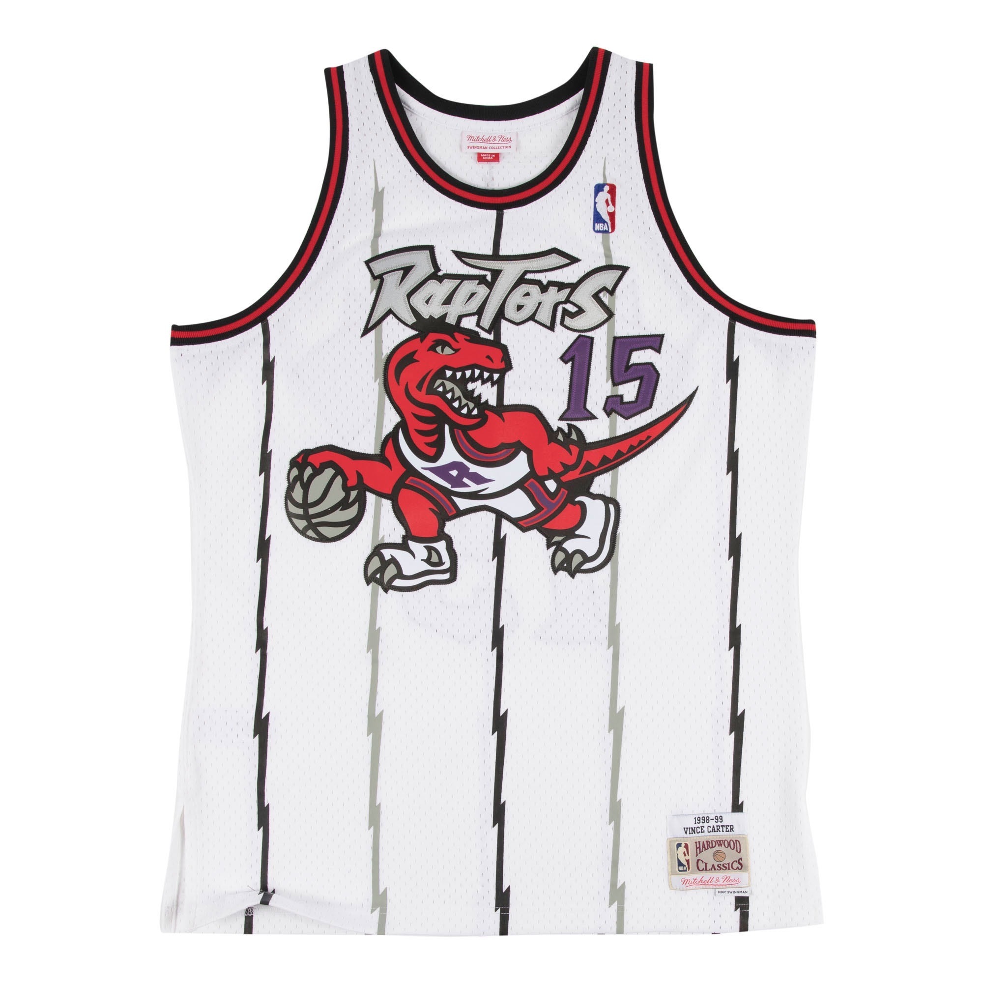 Mitchell & Ness NBA 球迷版球衣 Vince Carter 1998-99 Home 暴龍 白
