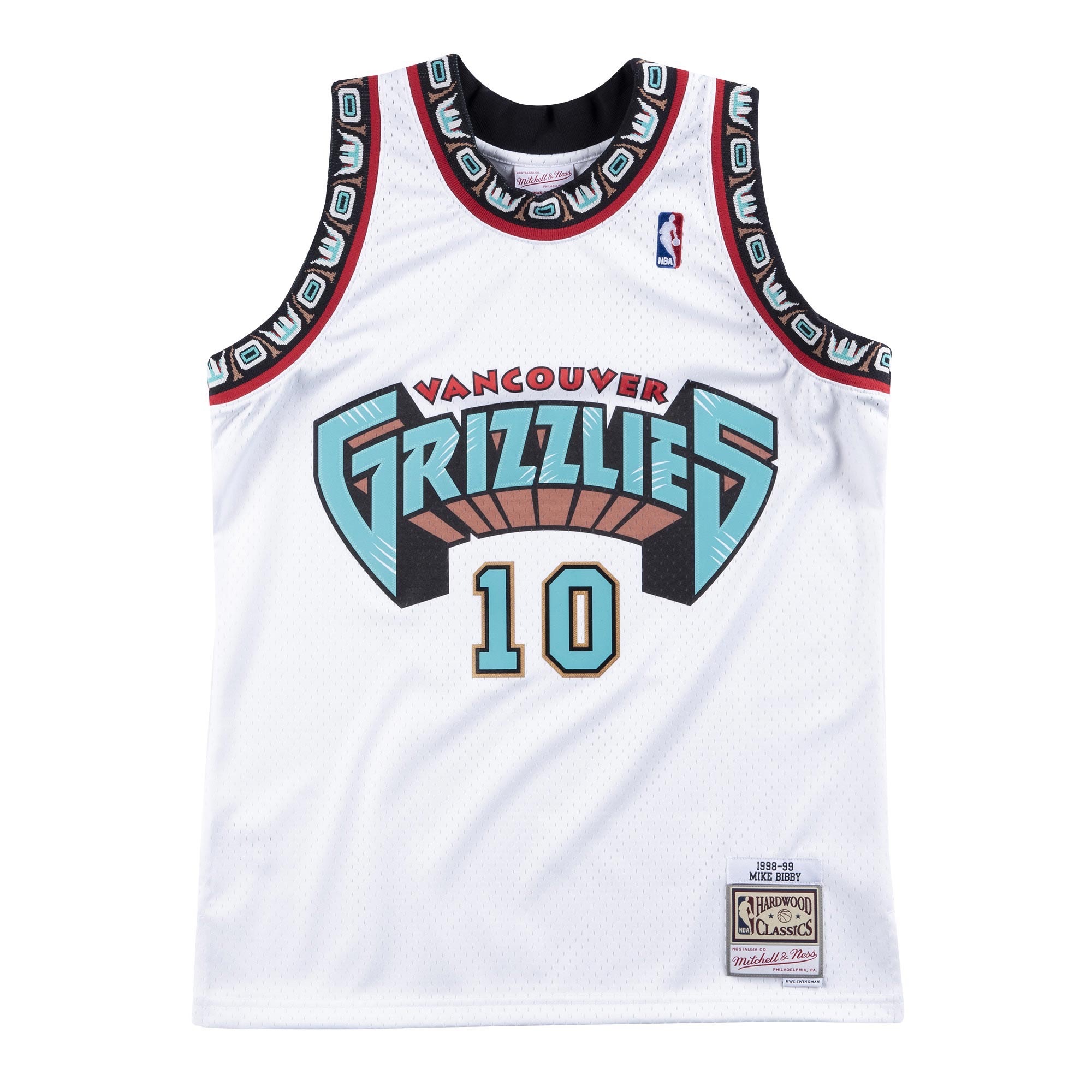 Mitchell & Ness NBA 球迷版球衣 Mike Bibby 1998-99 Home 灰熊 白