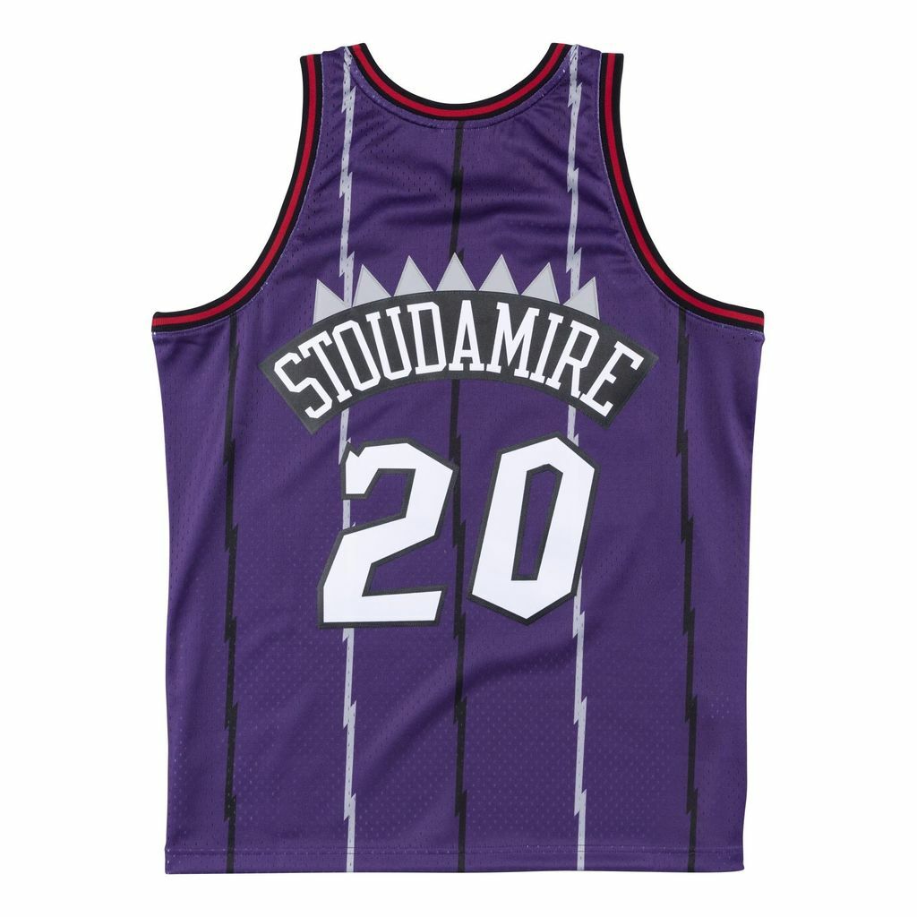 Mitchell & Ness NBA 球迷版球衣 Damon Stoudamire 1995-96 Road 暴龍 紫