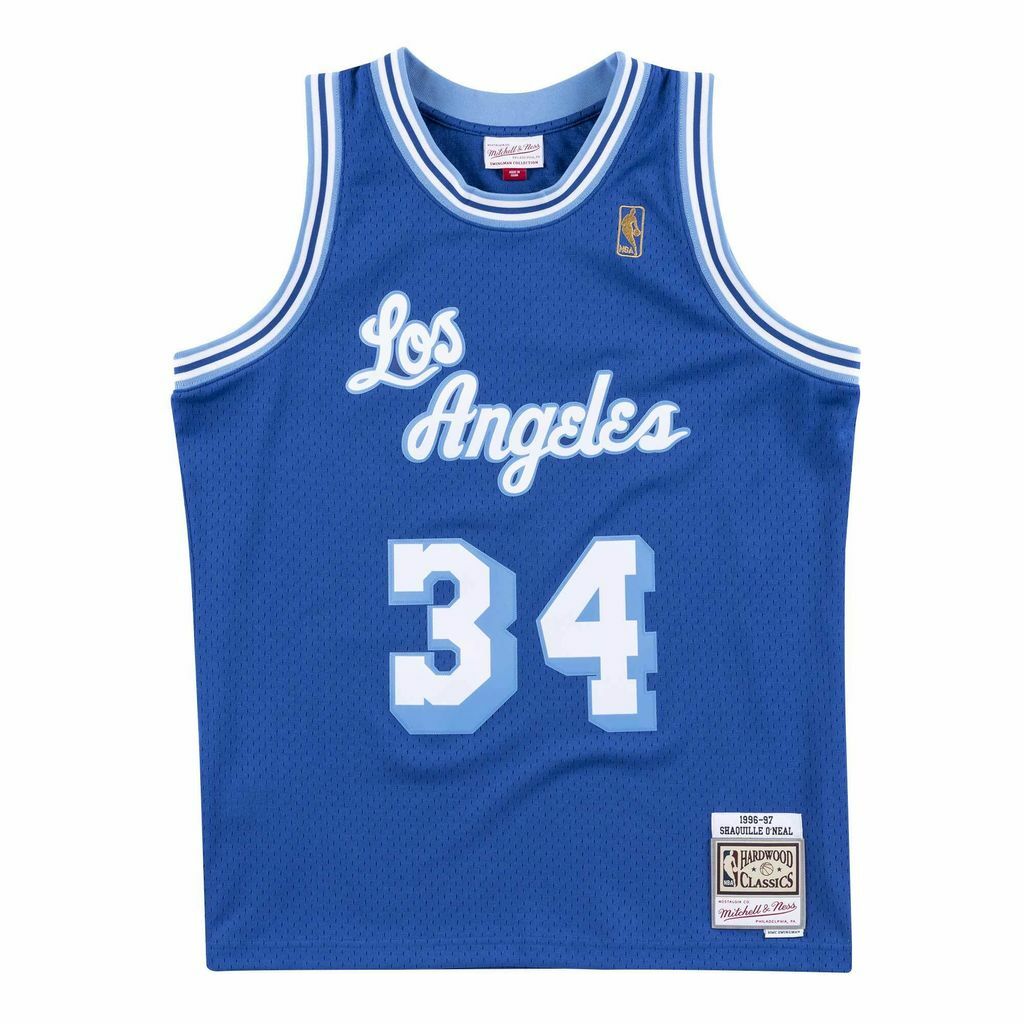 Mitchell & Ness NBA 球迷版球衣 Shaquille O’Neal 1996-97 Alt 湖人 藍