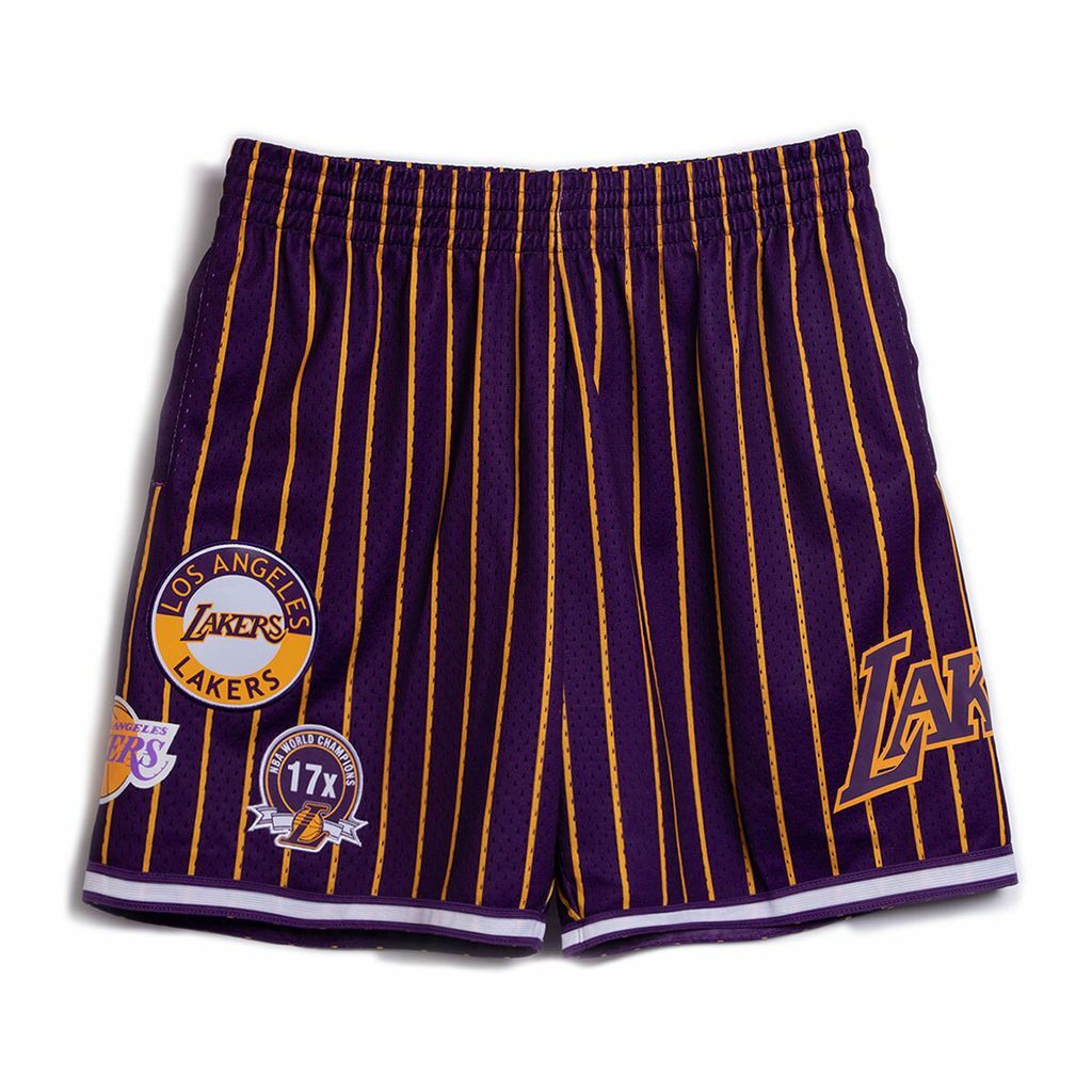 NBA City Collection Mesh Short 球褲 湖人 紫