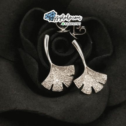 18K White Gold 0.66ct Diamond Earrings