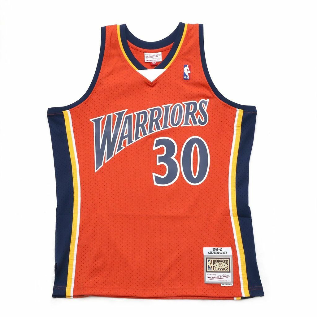 NBA 球迷版球衣 Stephen Curry 2009-10 Alt 勇士 橘