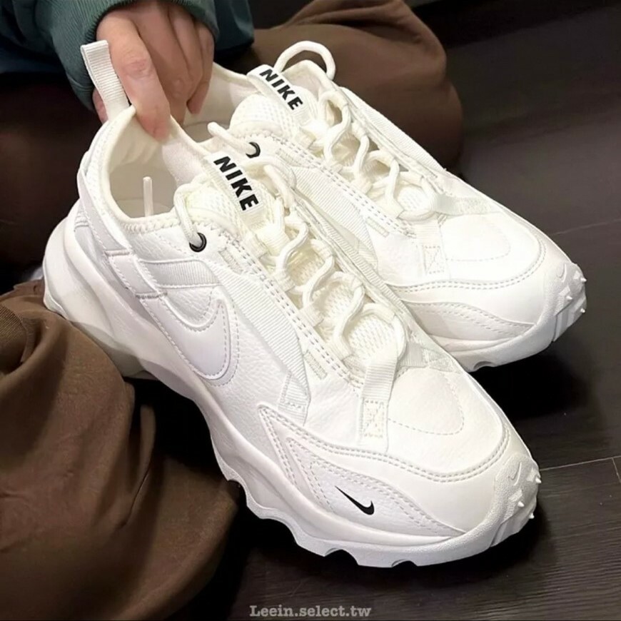 Nike TC-7900 老爹鞋 厚底 增高 3M反光 仙女 米白
