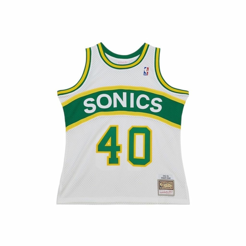 Mitchell & Ness NBA 球迷版球衣 Shawn kemp 1994-1995 超音速 白