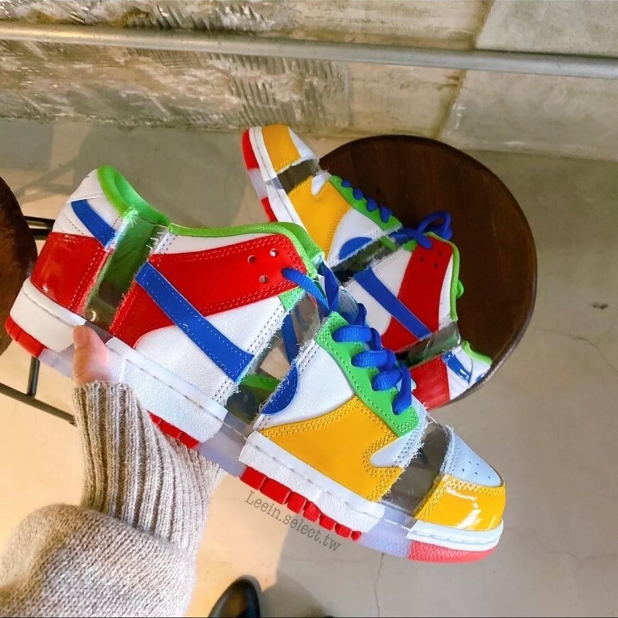 Nike Dunk SB x eBay "Sandy Bodecker" 彩色 切割拼接 FD8777-100