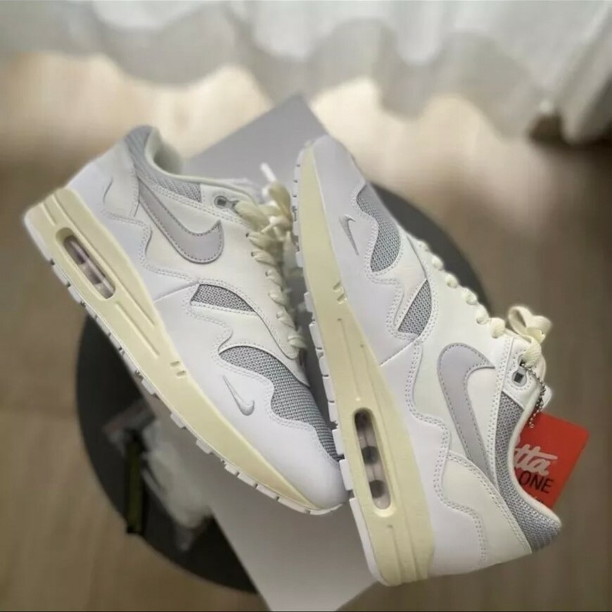Nike Air Max 1 x Patta Waves White 白銀灰 波浪紋 復古DQ0299-100