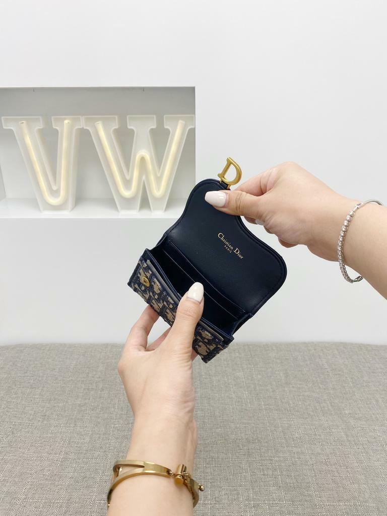 Dior Saddle Bloom Card Holder