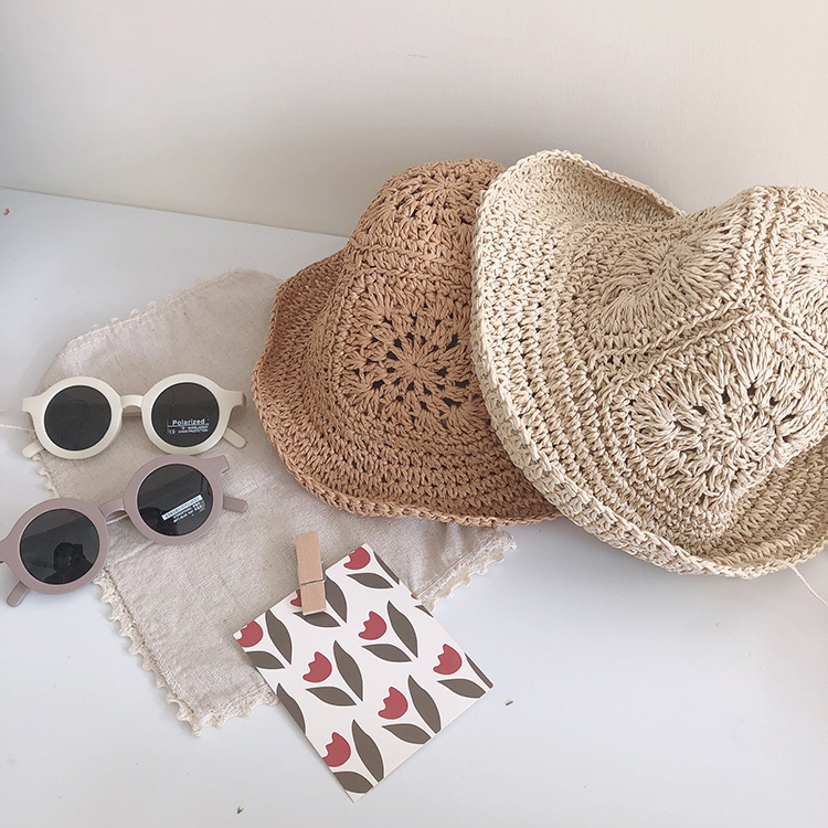 鏤空編織防曬草帽