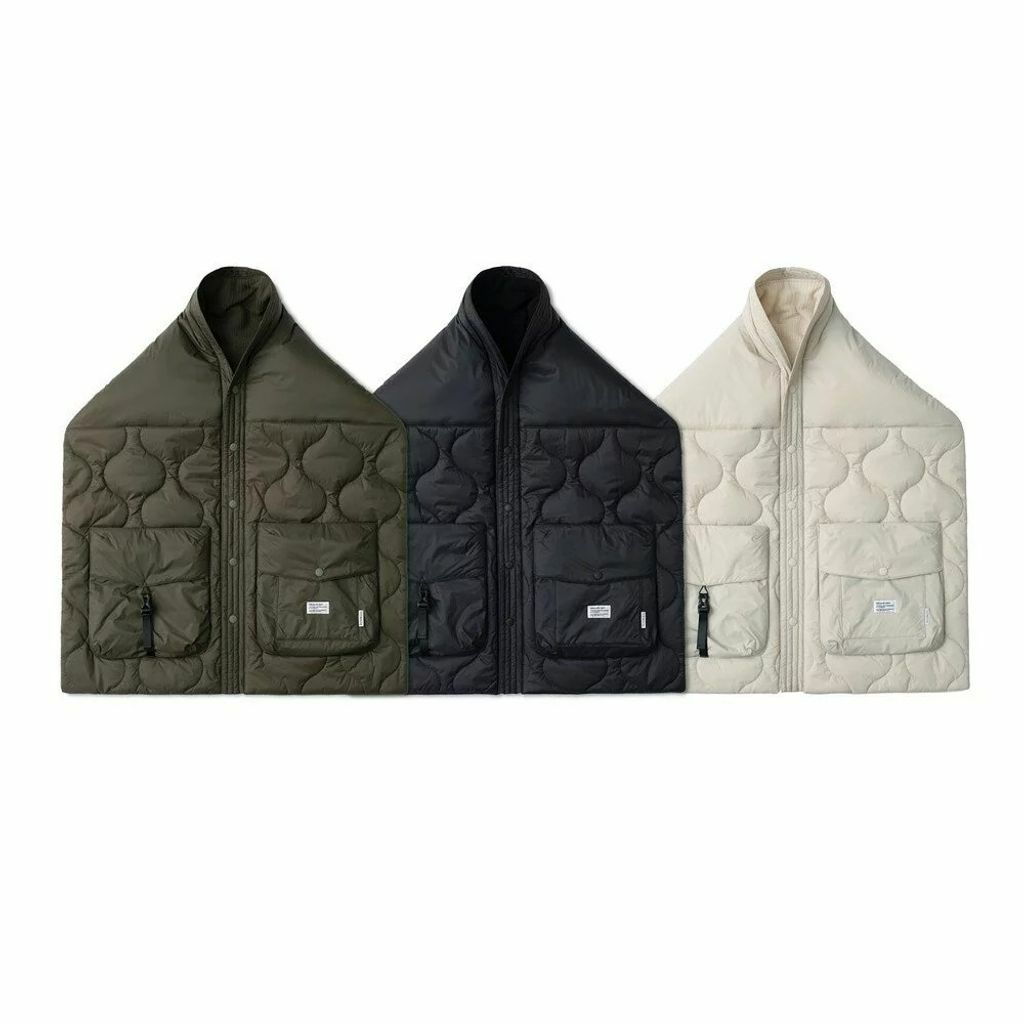 Filter017® Quilted Padded Shawl 衍縫鋪棉機能披肩 (三色)