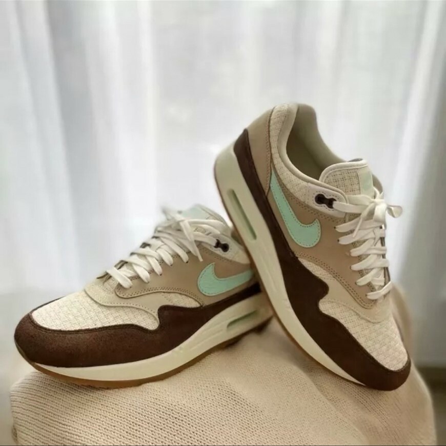Nike Air Max 1 Crepe Hemp 2022 編織麻 大地色 黃棕 薄荷綠FD5088-200