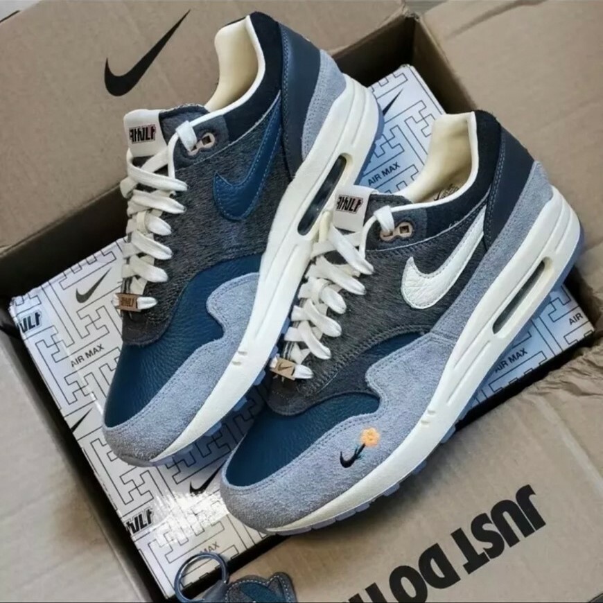 Nike Air Max 1 sp x Kasina 聯名 灰藍 復古 氣墊 鴛鴦 DQ8475-001
