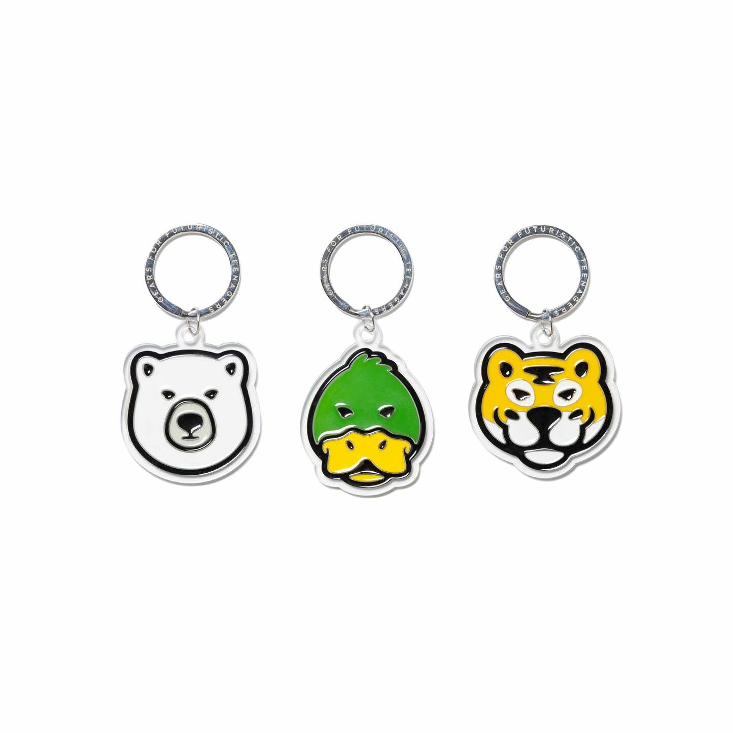 2023SS HUMAN MADE ANIMAL KEYRING 動物 老虎 北極熊 鴨子 PVC 鑰匙圈 現貨