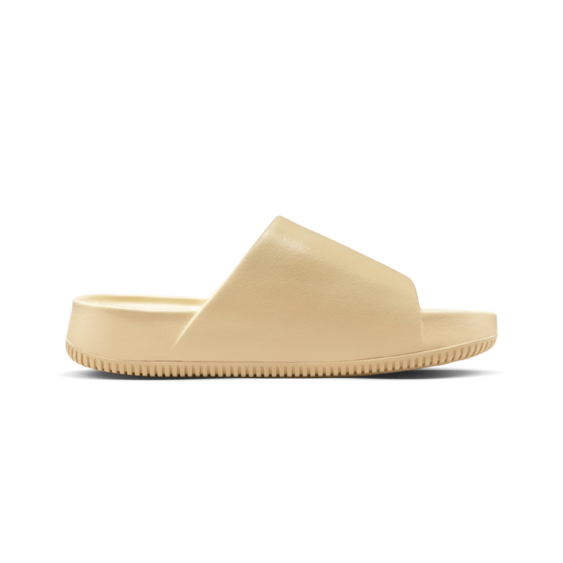 Nike Calm Slippers Slide "Sesame" 拖鞋 奶茶 全防水 厚底 麵包鞋 踩屎感 女鞋 男女段 DX4816-200 [台灣現貨]