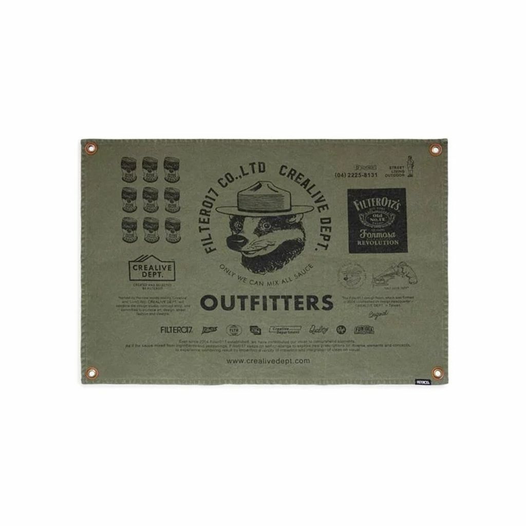 FILTER017 - DEPT帆布掛旗/餐墊 (兩色)