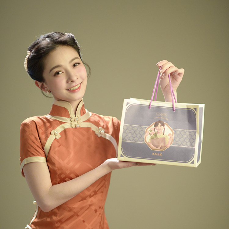 ★小女孩禮盒A★【烏豆沙蛋黃酥+綠豆椪】