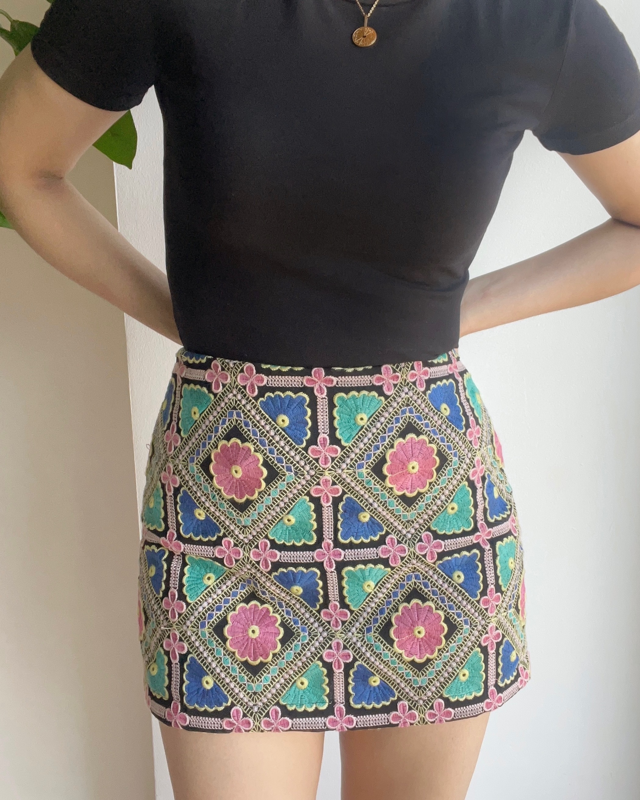 Amor Embroidered Skirt (Special Release)