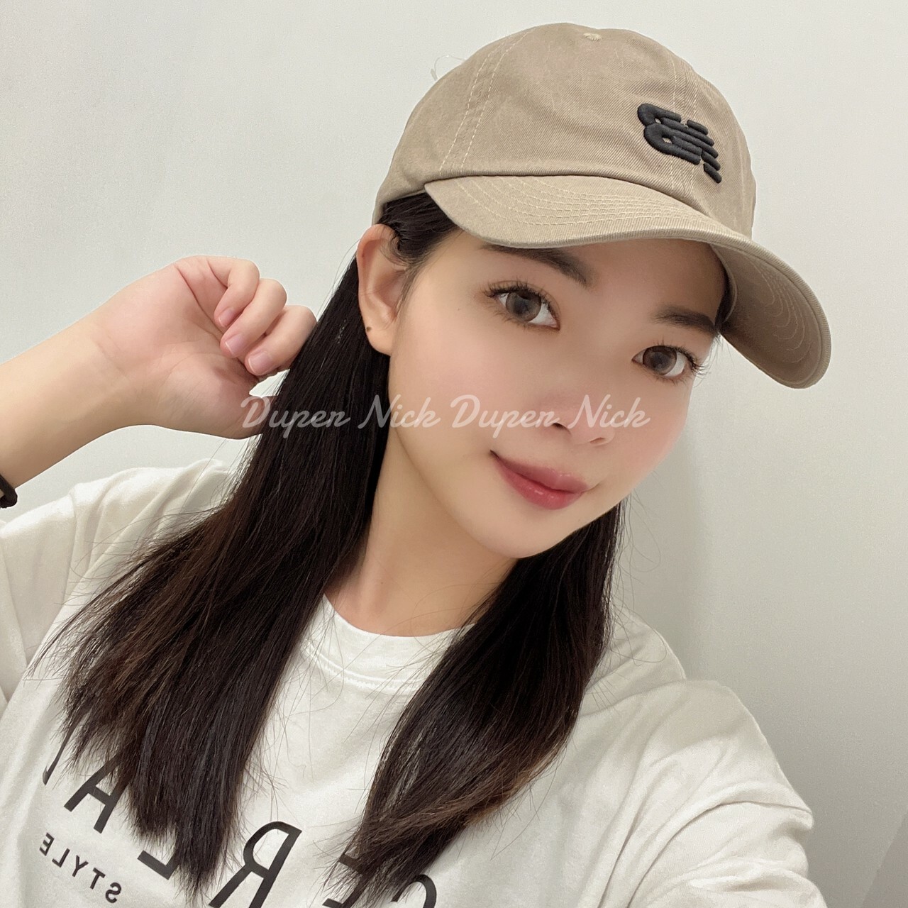 NEW BALANCE    卡其棒球帽