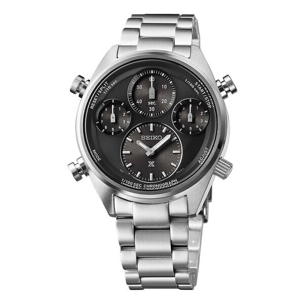 萬年鐘錶 - SEIKO PROSPEX SPEEDTIMER  太陽能競賽8A50男錶 SFJ003P1 / 8A50-00A0D  錶徑42MM