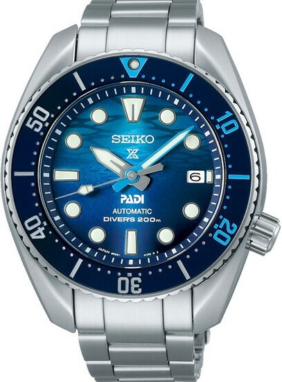 萬年鐘錶 - SEIKO 黑水鬼 PROSPEX   PADI SUMO 相撲特別版200米潛水錶  SPB375J1 / 6R35-02C0U 錶徑45MM